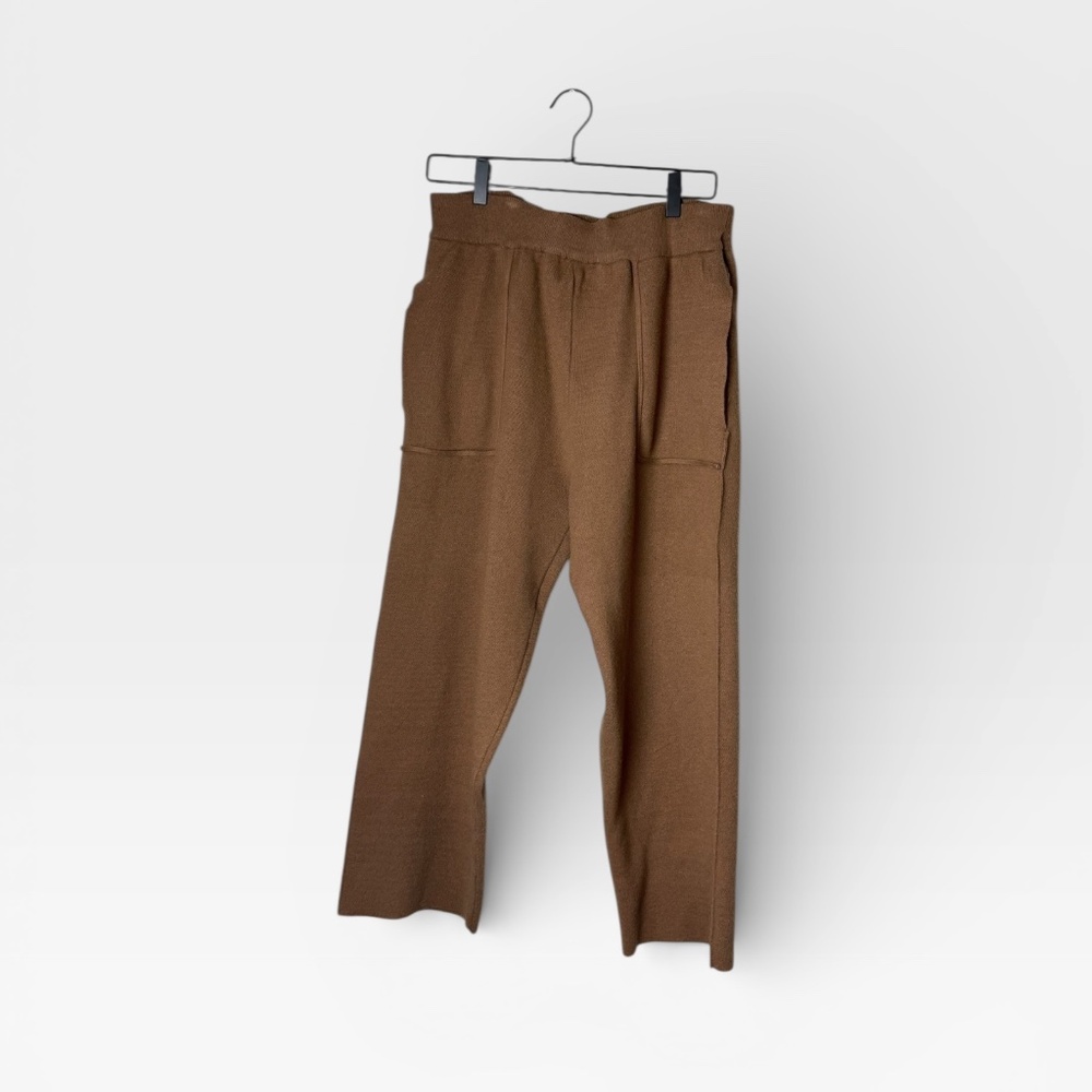 Zara Knit Size Large Cropped Lounge‎ Pant Fall (D)